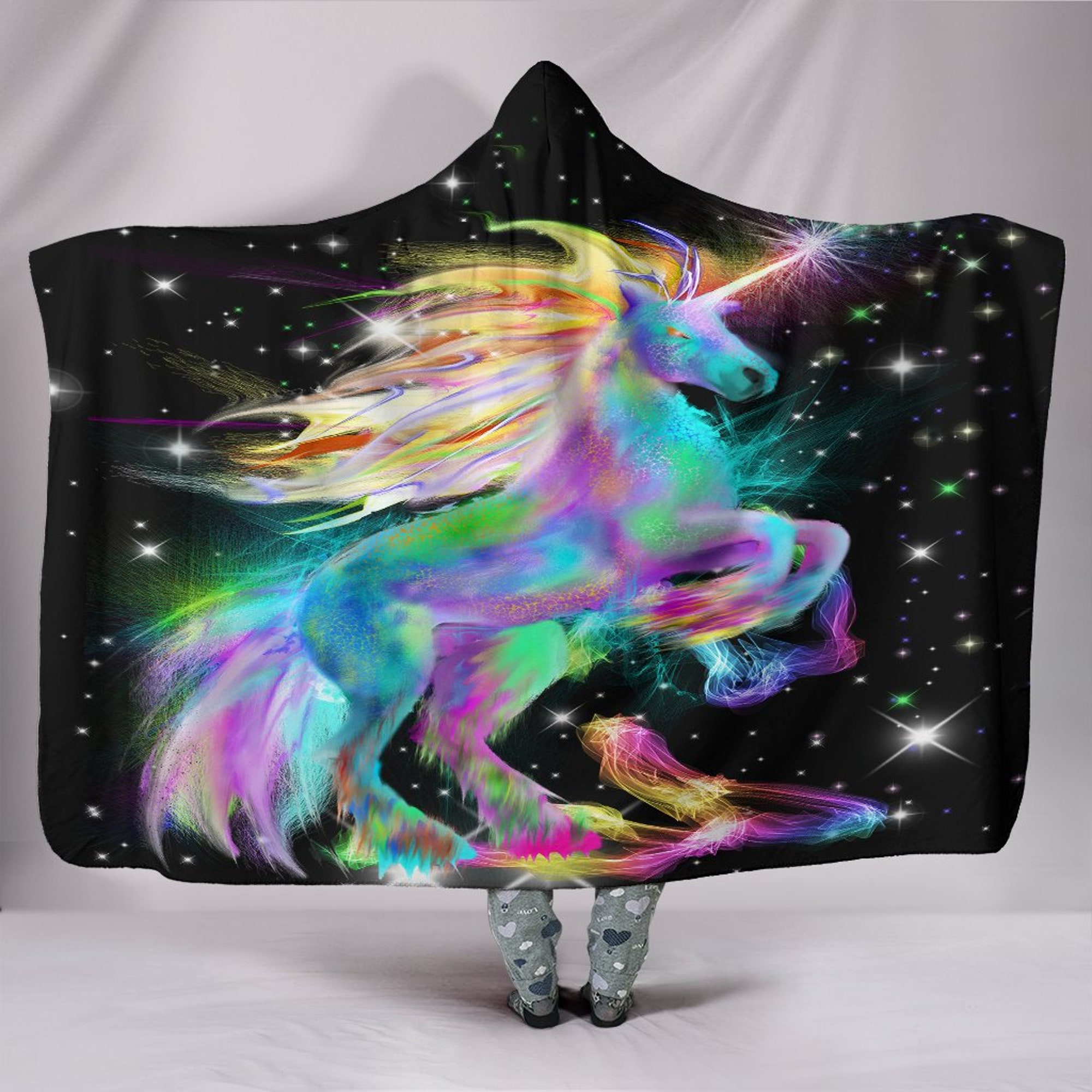 Discover Unicorn Hooded Blanket
