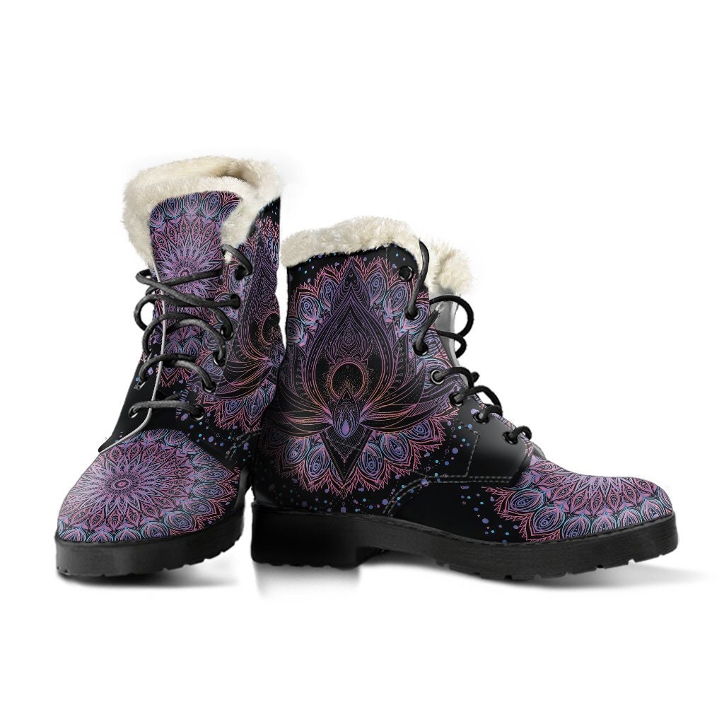 deep purple boots