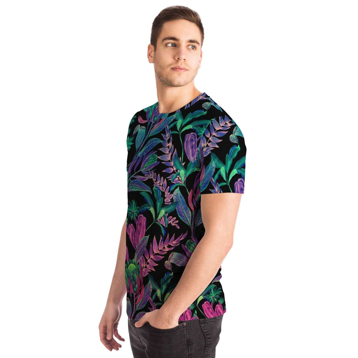 Neon Jungle Premium T-shirt - Etsy