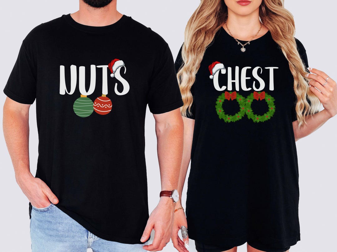 His and hers christmas t shirts