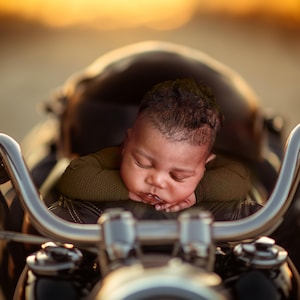 Motorcycle Handlebar Baby Backdrop