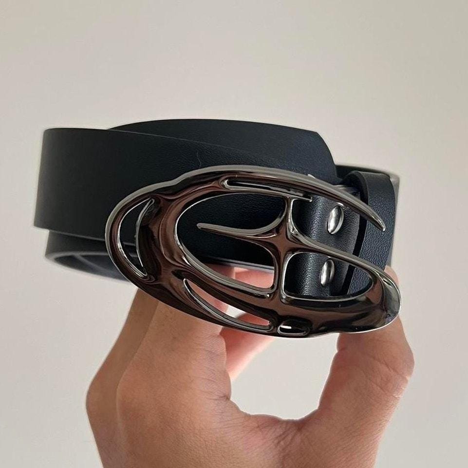 小物 cross design leather belt y2k Y2k Women Street Casual Cross Pendant Belt Retro Metal Pin
