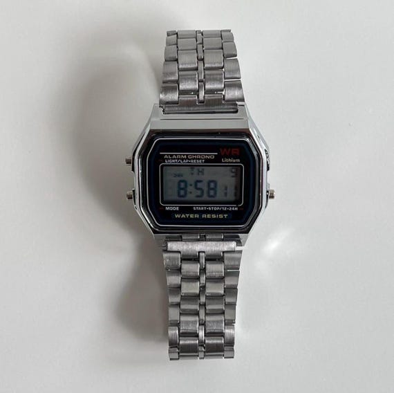 Y2k, 2000s Vintage Retro Style Silver Stainless Steel Y2k, 2000s Vintage Retro Style Silver Stainless Steel