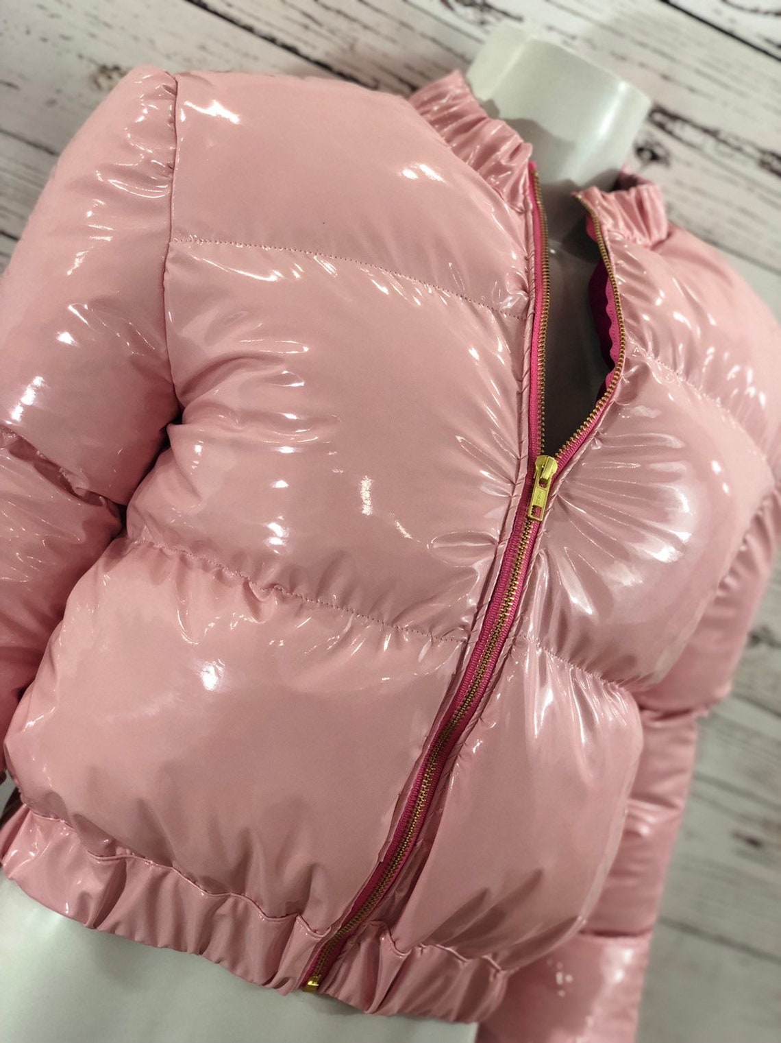 nike bubble jacket pink