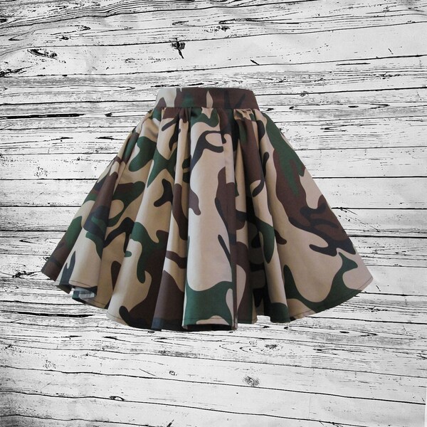 Army Fatigue Skirt Etsy