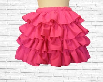 Tiered Ruffle Mini Skirt