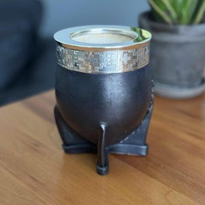 Mate de Calabaza - Yerba Mate Set Cup - Gourd Argentina Uruguay Tea Leather Calabaza Kitchen Calabash Camionero Uruguayo Imperial