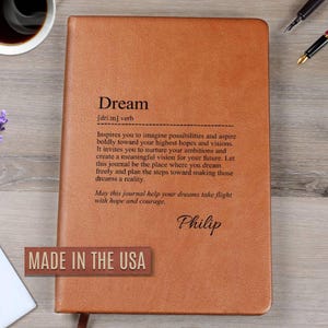 Dream Journal for Reflection, Nighttime Notebook, Dream Log & Creative Gift image 1