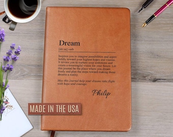 Dream Journal for Reflection, Nighttime Notebook, Dream Log & Creative Gift