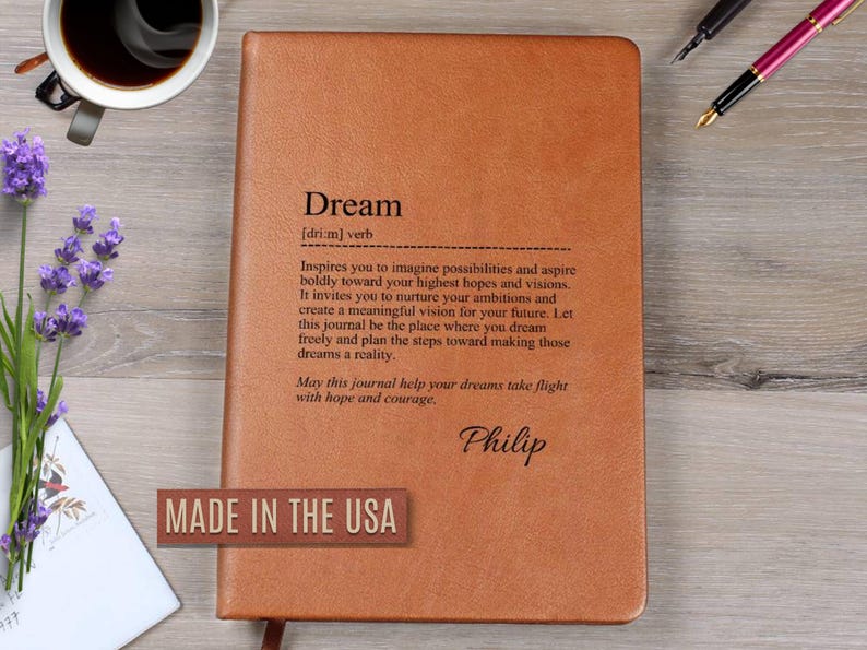 Dream Journal for Reflection, Nighttime Notebook, Dream Log & Creative Gift image 1