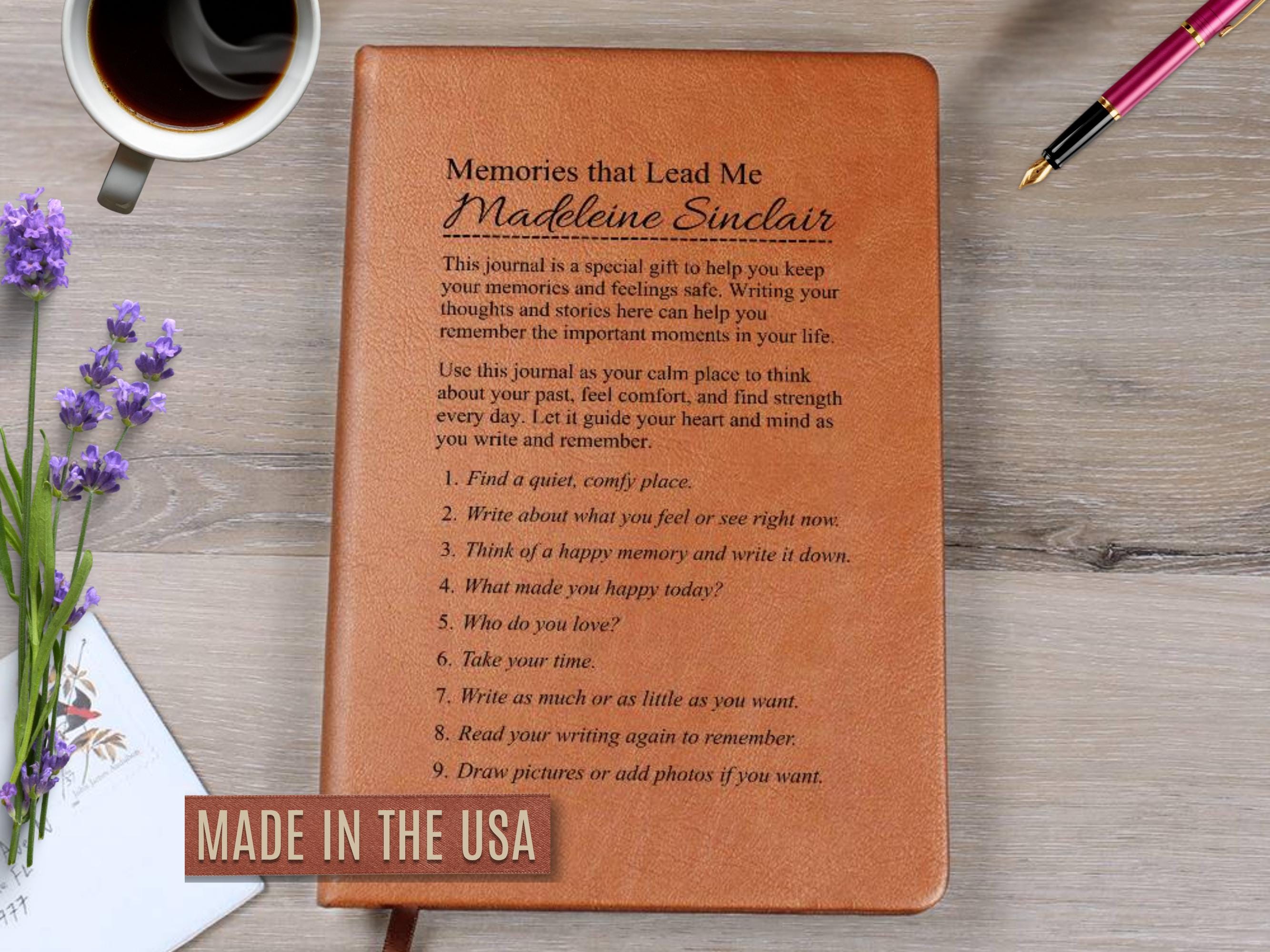 Guided Memory Journal, Reflection and Keepsake Book for Cherished Moments and Life Stories