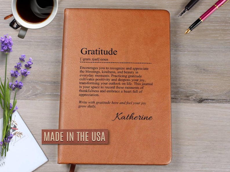 Gratitude Journal for Positivity, Thankfulness Notebook, Daily Appreciation Gift image 1