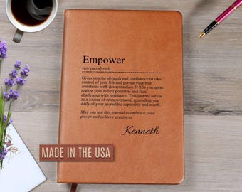 Empower Journal for Confidence, Motivational Notebook for Strength and Growth, Self-Empowerment Gift