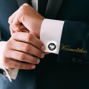 Eagle Silver Cufflinks Gift For Men, Polish Eagle Cufflinks, Sterling Silver Cufflinks, Coat Of Arms Eagle Cufflinks, Wedding Cufflinks Men