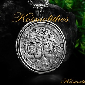 Eye Of Horus Anubis Silver Necklace Men, Ancient Egypt Mythology Charm, Egyptian God Horus, Hawk God Pendant, Anubis God Of Dead Necklace
