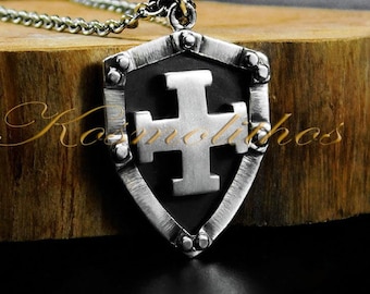 Antique Masonic Knights Templar Freemasonry Sword Belt Chain