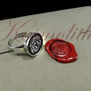 Siegelring Männer Silber, Siegelring Siegelring, Wappenring, Siegelring Silber, Intaglio Ring, Familienwappen Ring, Siegelring Geschenk, Siegelring Männer