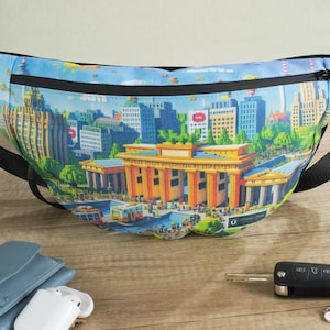 Fanny Pack • Belt Bag • Crossbody Bag – Handmade in Germany with Exclusive Print