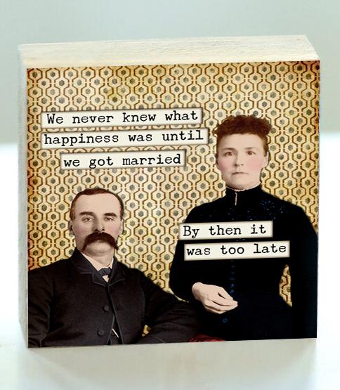 We Never Knew Happiness ~ Block Shelf Sitter ~ BL1083 - Etsy