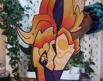 Sahara the dragon puppet!