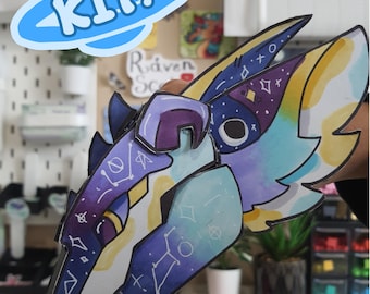 Space themed beginer friendly physical dragon puppet kits!