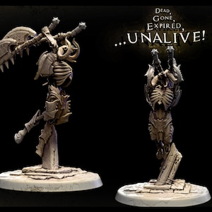 Skeletal Minotaur | Premium, Highly-Detailed Tabletop Miniature | Mini Monster Mayhem Sculpt