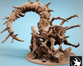 The Great Furor | Terrifying Monstrosity DND, TTRPG Miniature | Premium, Highly-Detailed 12K 3D Print | Rescale Miniatures Sculpt