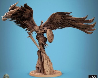 Lord Celestian | Angelic Creature or Character DND, TTRPG Miniature | Premium, Highly-Detailed 12K 3D Print | Rescale Miniatures Sculpt