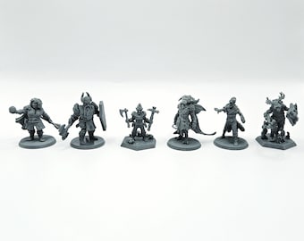 Custom Miniature Printing Service, Any STL! | 12K Quality | Heroforge & Eldritch Foundry | DnD, RPG, TTRPG, Wargaming Miniatures