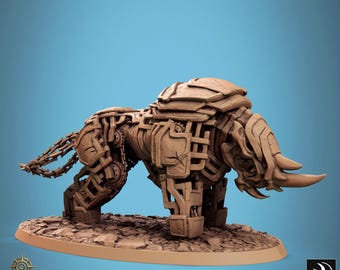 Iron Hellrider | Mechanical Construct Beast DND, TTRPG Miniature | Premium, Highly-Detailed 12K 3D Print | Rescale Miniatures Sculpt