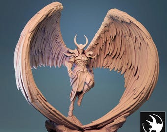 Celestial Knight | Angel Creature or Character DND, TTRPG Miniature | Premium, Highly-Detailed 12K 3D Print | Rescale Miniatures Sculpt