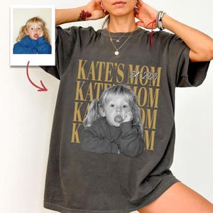 Chemise photo vintage maman personnalisée, chemise personnalisée fête des mères avec photo d'enfants, chemise personnalisée meilleure maman de tous les temps, cadeau nouvelle maman, a412OfBc