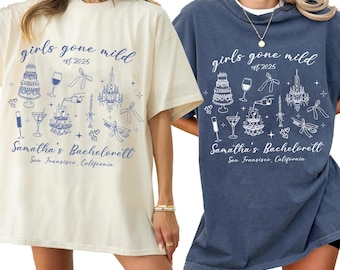 Girls Gone Mild Bachelorette party shirts, Girls weekend trip, Bridal party, comfort colors shirt