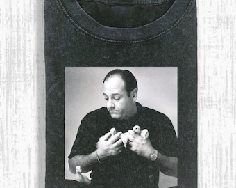 Chemise délavée vintage, haut parodie de la série télévisée mafia des années 90, cadeau film pour fan