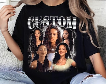 COMFORT COLORS Vintage Graphic 90s Shirt, Custom Bootleg Rap Tee, Insert Your Design, CUSTOM Your Own Bootleg Idea Here, Gift For Her