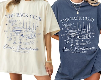 The Bach Club Bachelorette Shirts, Bach party shirts, Bride bridesmaid, Bridesmaid shirts