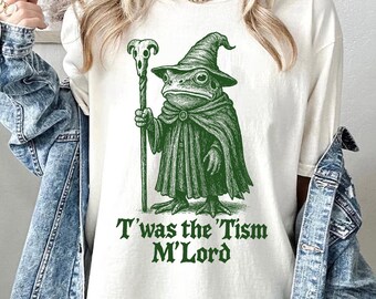 Funny Autism Awareness Support Twas The Tism M Lord Autistic T-Shirt ,Unisex Tee