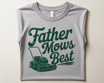 Meilleur t-shirt Le père tond la pelouse, t-shirt drôle pour papa qui tond la pelouse, idée cadeau pour la fête des pères, t-shirt blague papa, cadeau pour papa, t-shirt humour travaux de jardin pour papa