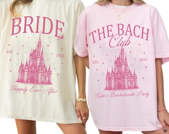 Custom Bachelorette Party Shirt, Magic Kingdom Shirt, Engagement Gift, Disney Bride Squad, Castle Bach Club