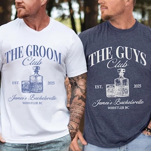 The Groom And The Guys Party Shirt, Wedding Party Shirt, Bachelorette shirt, Bach party shirts
