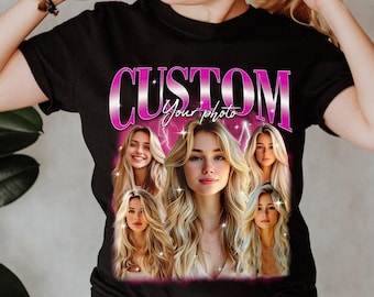 COMFORT COLORS Vintage Graphic 90s Shirt, Custom Bootleg Rap Tee, Insert Your Design, CUSTOM Your Own Bootleg Idea Here, Gift For Her
