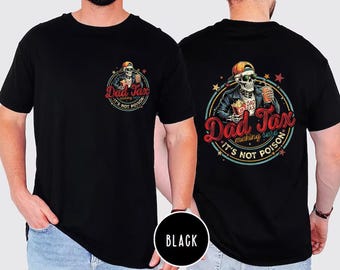 T-shirt fiscal drôle pour papa, t-shirt S'assurer que ce n'est pas un poison, chemise de blagues pour papa, cadeaux pour papa