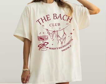Custom Beach Bachelorette T-Shirts, Bikinies And Martinis Bachelorette Merch, Beach Bridal Party Gifts, c7233dEd