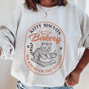 Cat Biscuit Shirt, Cat biscuit maker, Cat lover gift, Funny baking shirt