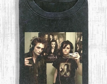 Vintage Washed Movie Shirt, Retro Vampirecore Tee, Emo Nostalgia 2000s Film Top, Movie Lovers Gift