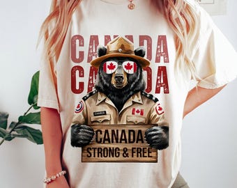 Chemise Canada - T-shirt Canada pour enfants - Chemise voyage Canada - Chemise drapeau Canada - Cadeau Copa Canada - Chemise vacances Canada
