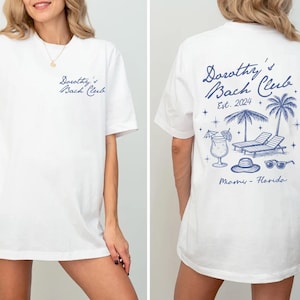 Custom Beach Bachelorette Shirts, Beach Bride and Bridesmaid Gifts,  Bachelorette Shirts