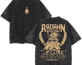 Elden Ring Vintage gewassen shirt, Radahn Festival gamer shirts, cadeau voor hem, cadeau voor haar, T-shirt uniseks