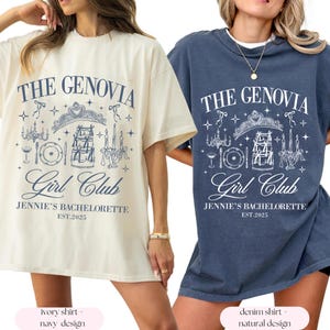 The Genovia shirt,bachelorette weekend, custom bachelorette, bridal shower gifts