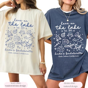 Love on the Lake Bachelorette Shirt, Camping Girls Trip, Lake life lake wife
